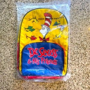 ⭐️3/$20⭐️ 1997 Dr. Seuss & Friends Backpack, NWOT, Mini